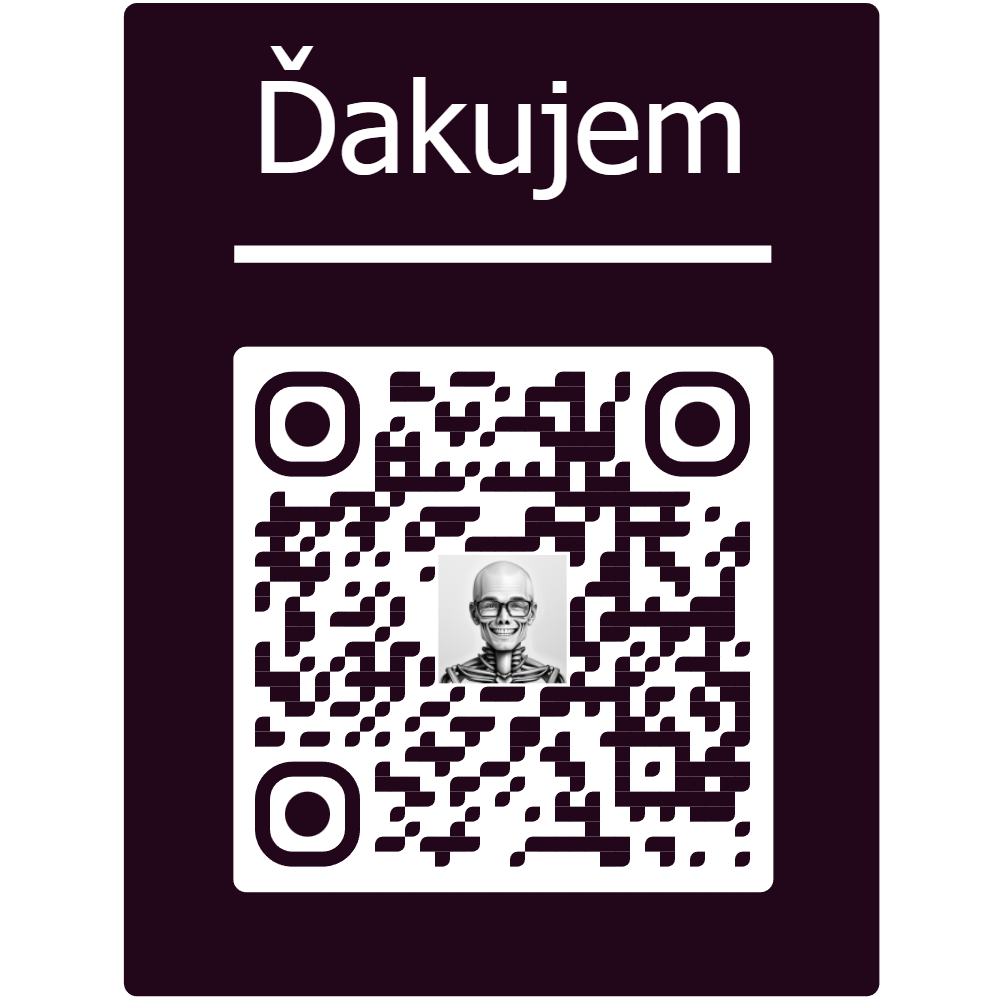 QR kód pre príspevky